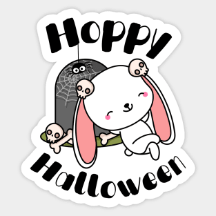 Adorable Halloween Rabbit Sticker